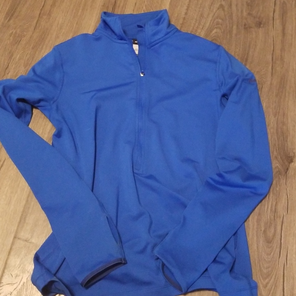 EUC nike womens quarter Zip large fitted